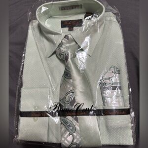Bruno Conte Men’s Dress Shirt Size: M 15-15 1/2 34/35